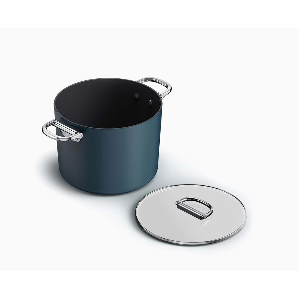 Joseph Joseph Space Folding Handle Ceramic Non-stick 25cm Blue Stock Pot & Lid – 45045