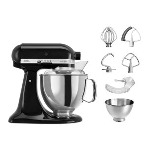 KitchenAid 4.8 Litre Artisan Mixer in Onyx Black 5KSM175PSBOB