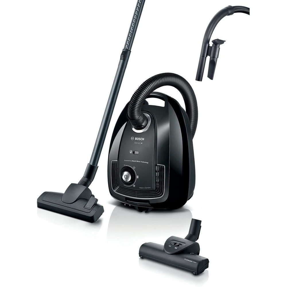 Bosch BGL38BA3GB Serie 4 ProEco 850W Bagged Cylinder Vacuum Cleaner – Black