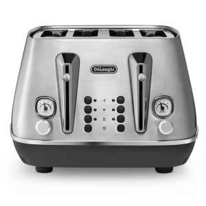 Delonghi Distinta X 4 Slice Toaster in Stainless Steel – CTI4003M