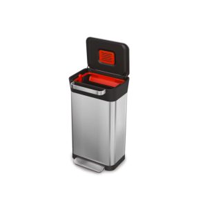 Joseph Joseph Titan 30L Trash Compactor in Stainless Steel