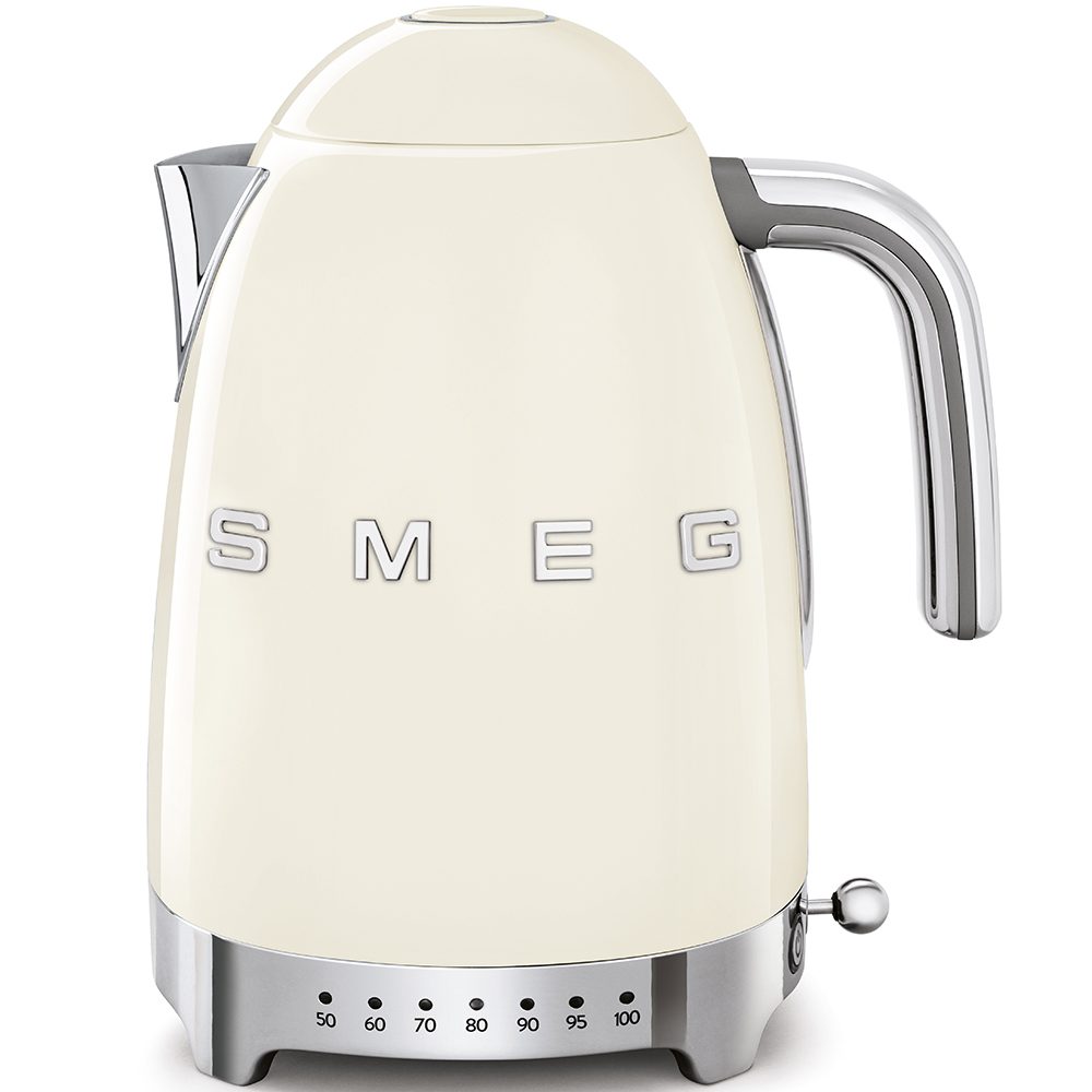 Smeg Variable Temperature Kettle in Cream KLF04CRUK