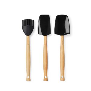 Le Creuset Craft 3-piece Utensil Set Black Onyx