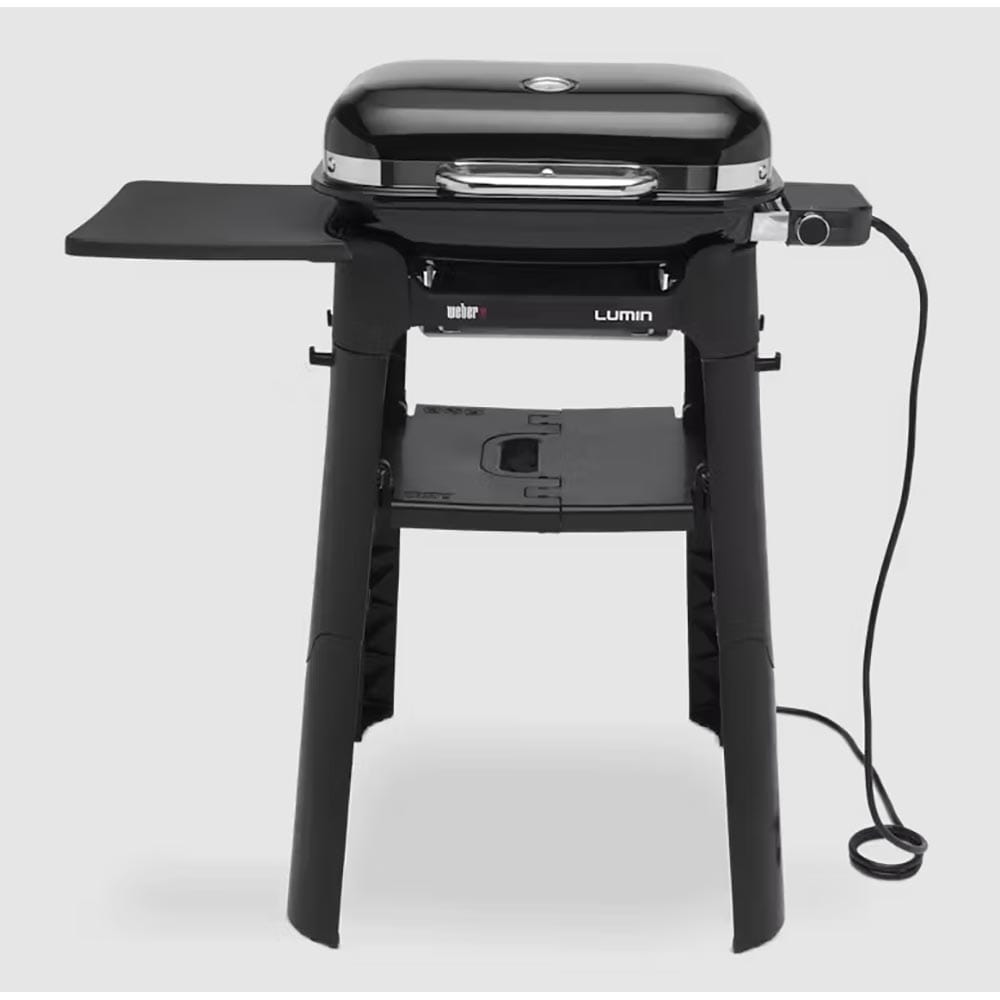 Weber Lumin Compact Electric Barbecue with Stand in Black – 91010874