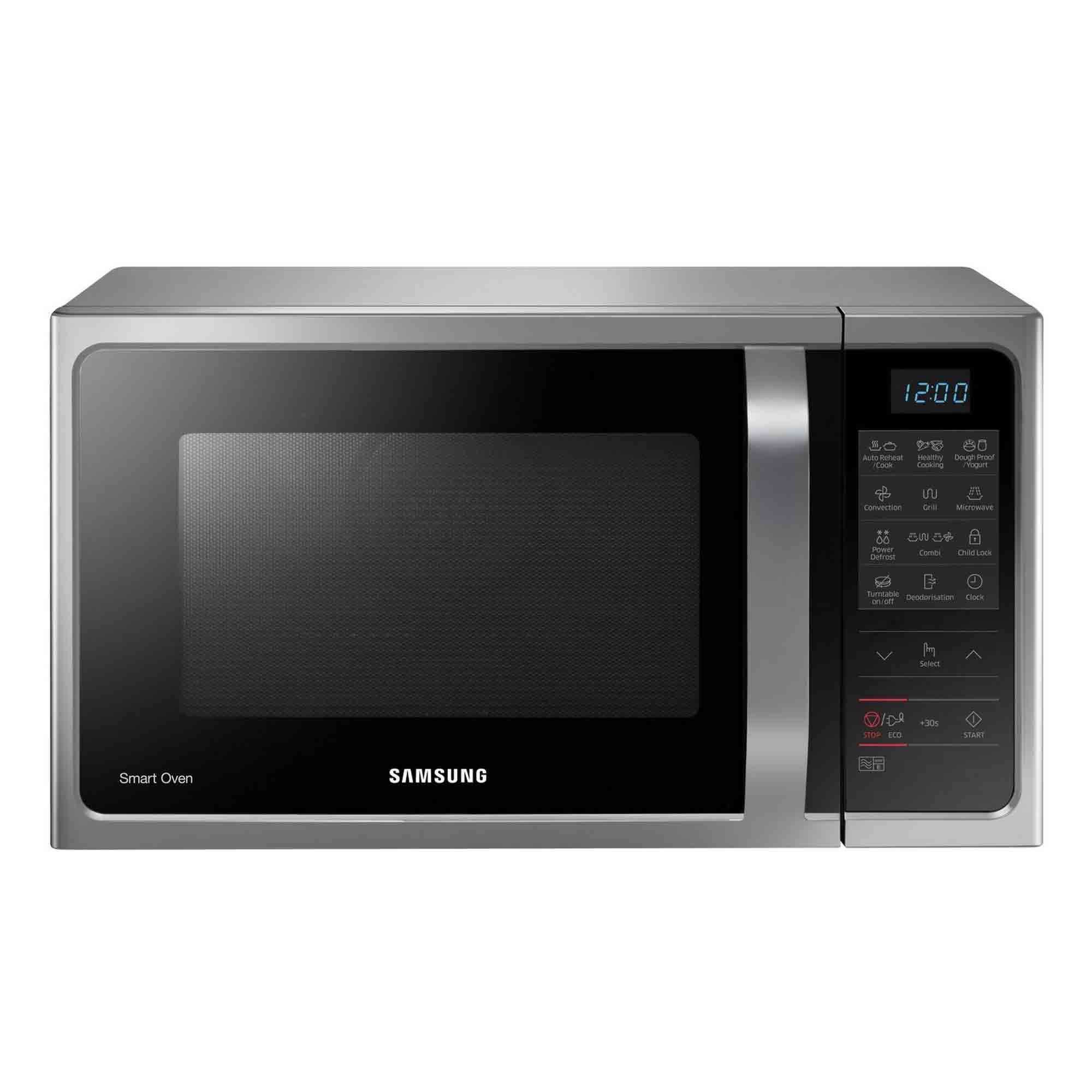 Samsung 28 Litre 900W Convection Microwave Oven in Silver – MC28H5013AS/EU