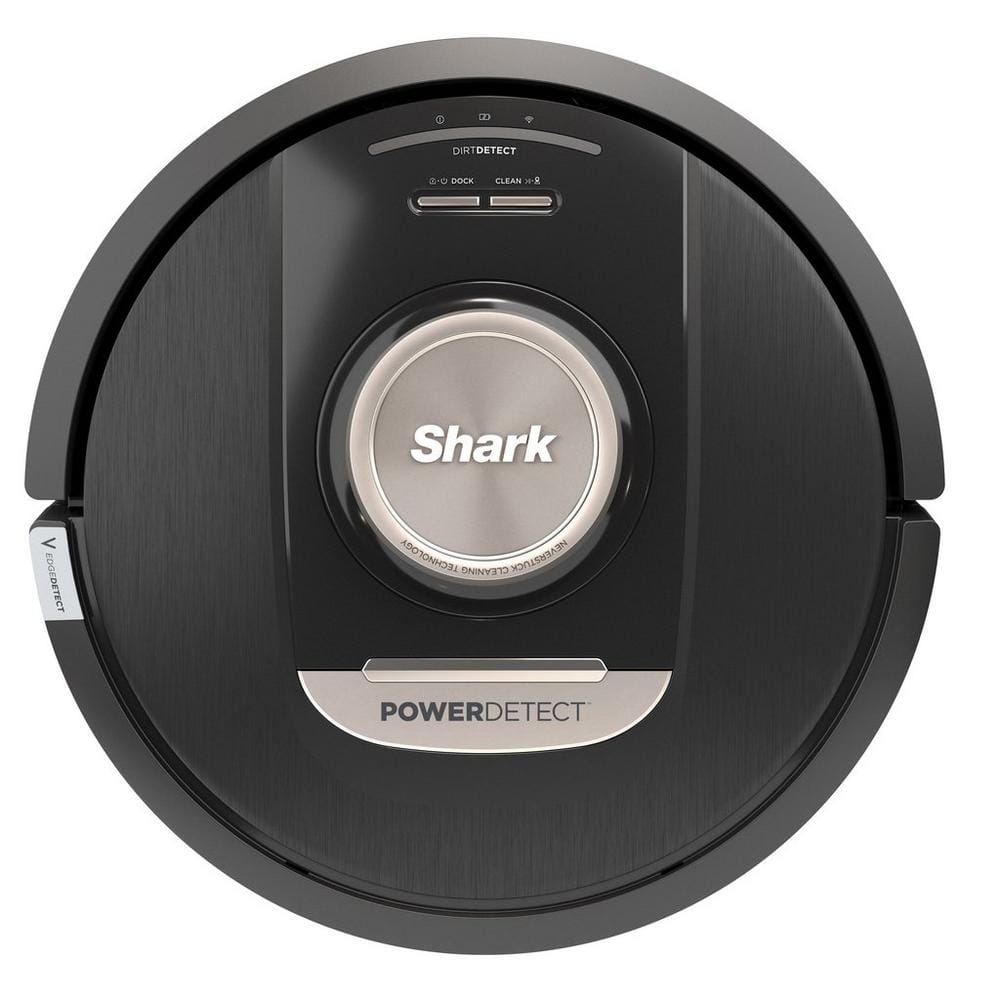 Shark PowerDetect Self-Empty Robot Vacuum with 100 Minutes Run Time in Black – RV2820VEUK