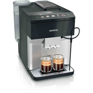 Siemens Fully Automatic Bean to Cup Coffee Machine in Black & Silver – TP515GB1